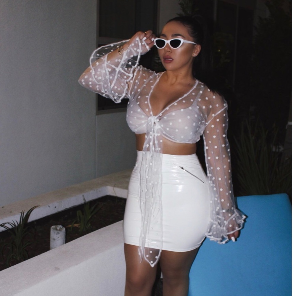 White Skirt Set